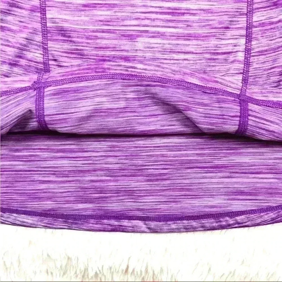 Reebok Pink/Black Heathered Scoop Small-V Razor Back Athletic Tank Top Size L - Picture 6 of 12